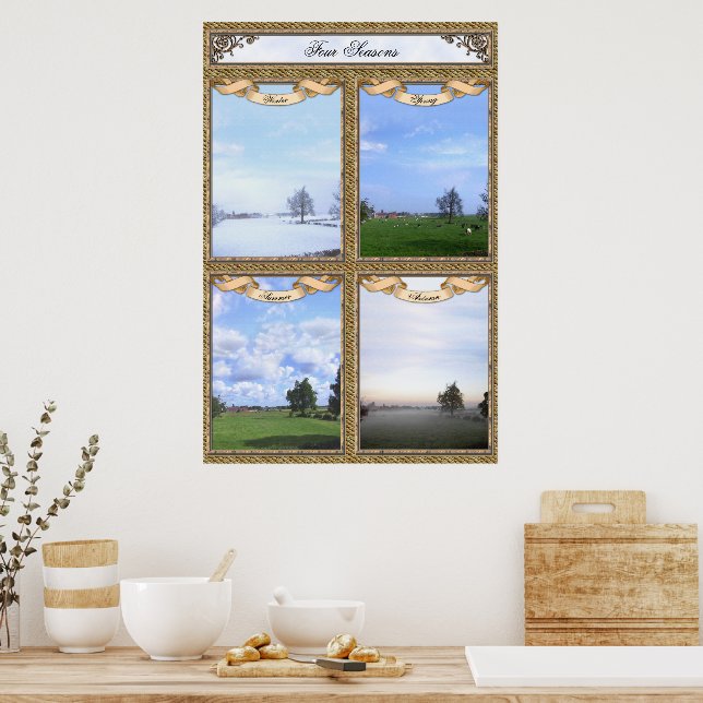 Fyra säsonger poster (Kök)