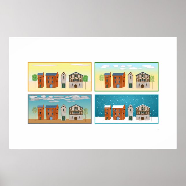 Fyra säsonger poster (Framsidan)