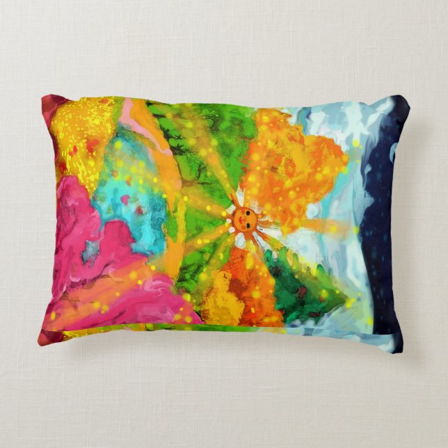 Fyra säsonger prydnadskudde (Baksidan)