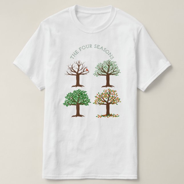 Fyra säsonger tee shirt (Design framsida)