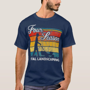 Fyra säsonger, total landskapshöjande Vintage T Shirt
