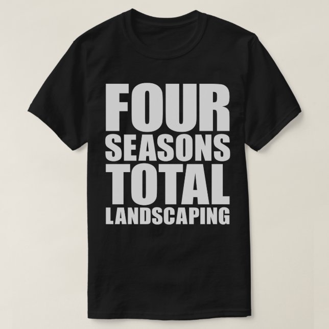 Fyra säsonger totalt landskap t shirt (Design framsida)