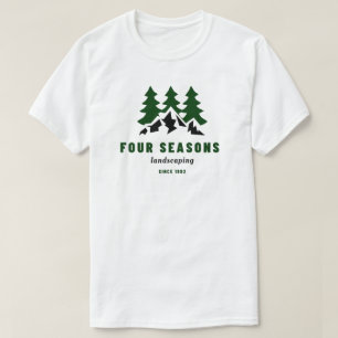 Fyra säsonger totalt landskap t shirt