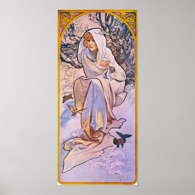 Fyra säsonger - vintertid poster (Framsidan)