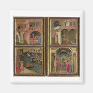 Fyra scener från St. Nicholas Life: St. Nic Magnet