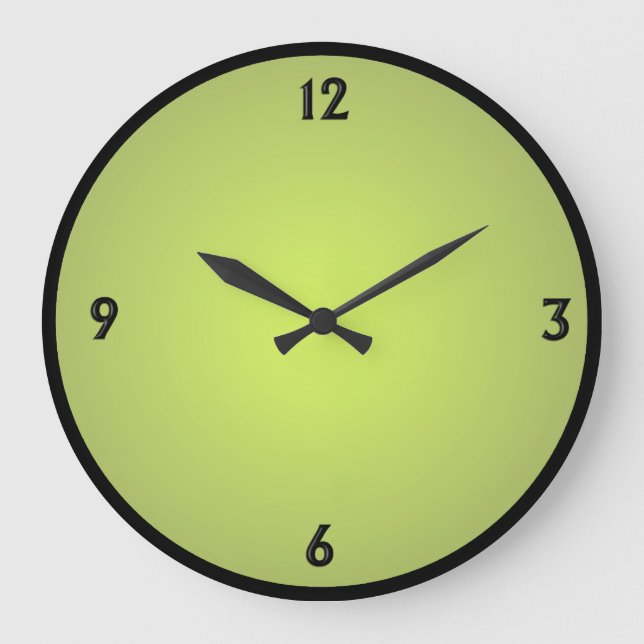 Fyra siffror för gultens glöd stor klocka (Framsida)