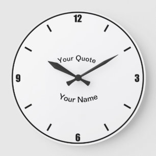 Fyra siffror med lodräts standardnummer stor klocka