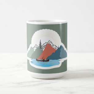 Fyra sjöar i Adirondacks Kaffemugg