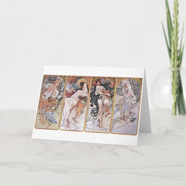 Fyra sjöar, Mucha Kort (Framsida)