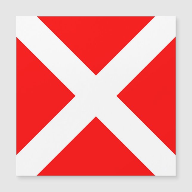 fyra sjömansalfabetets nummersymbol flagga (Framsida)