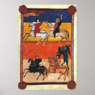 Fyra skicklig ryttare av apokalypset A.D. 1047 Poster