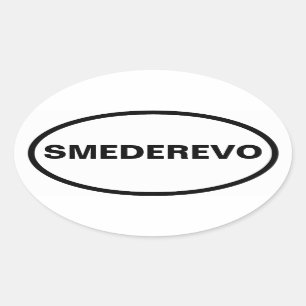 FYRA Smederevo Ovalt Klistermärke