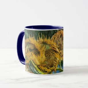 Fyra snittblommor av Vincent van Gogh Mugg