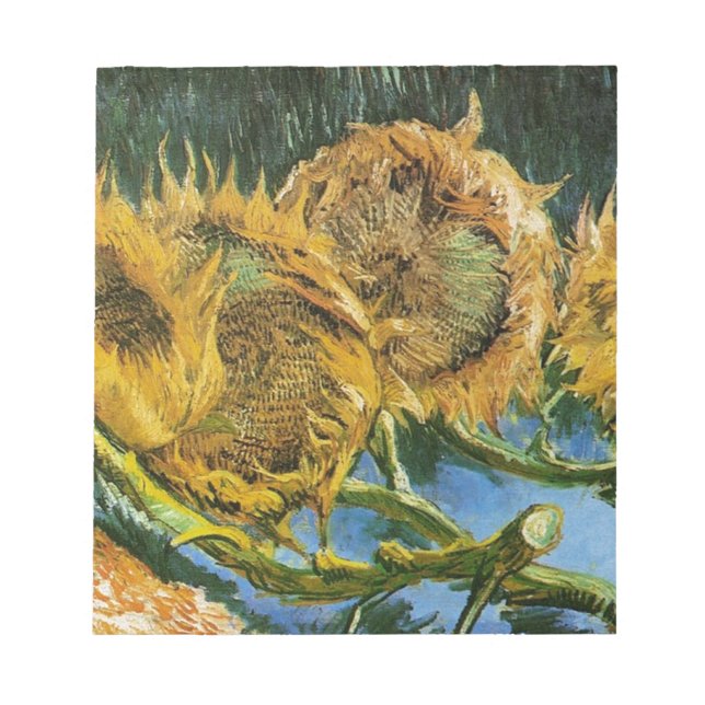 Fyra snittblommor, Vincent van Gogh Anteckningsblock (Framsida)