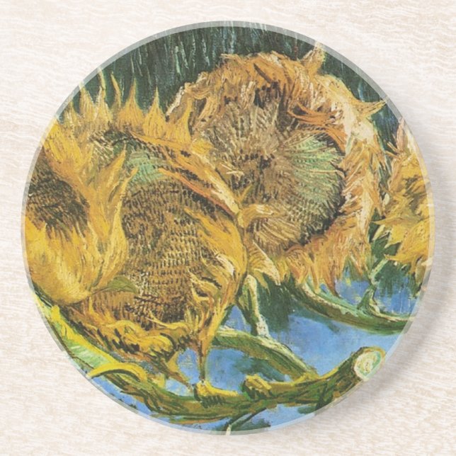 Fyra snittblommor, Vincent van Gogh Underlägg (Framsidan)