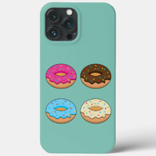 Fyra sorterade Donuts Mönster