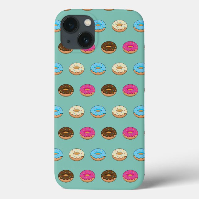 Fyra sorterade Donuts Mönster (Baksida)