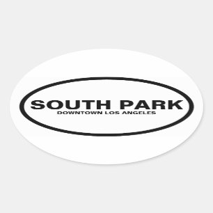FYRA "South Park", Downtown LA Ovalt Klistermärke