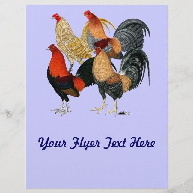 Fyra spel reklamblad (Framsidan)