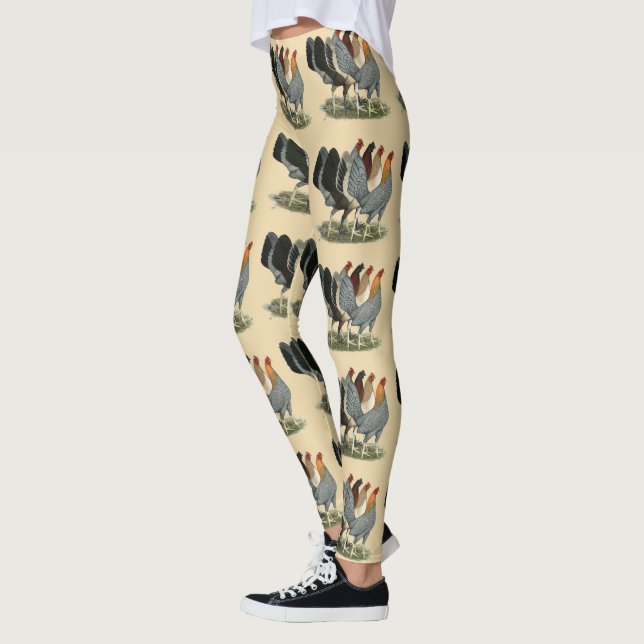Fyra stridshönshönor leggings (Vänster)