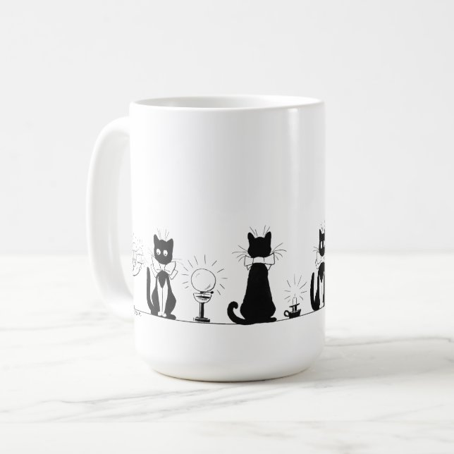 Fyra Svarta katter, Louis Wain Mugg (Framsida vänster)