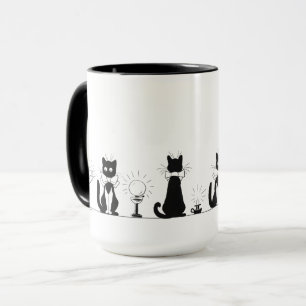 Fyra Svarta katter, Louis Wain Mugg