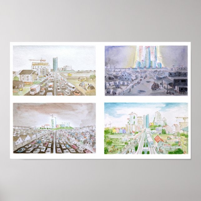 Fyra terminer poster (Framsidan)