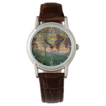 Fyra Träd (liggande konst) (av Egon Schiele)