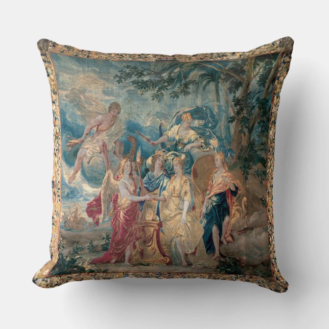 Fyra tränga någon av världen kudder kudde (Framsida)