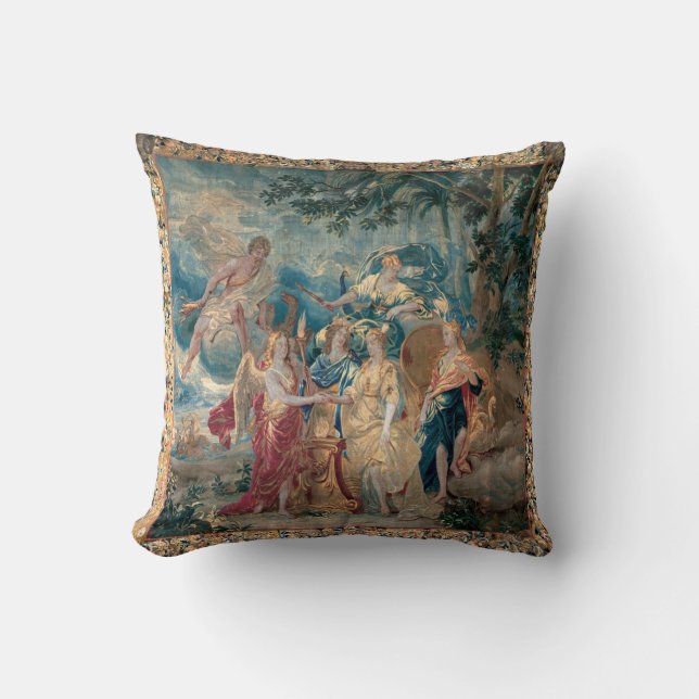 Fyra tränga någon av världen kudder kudde (Framsida)