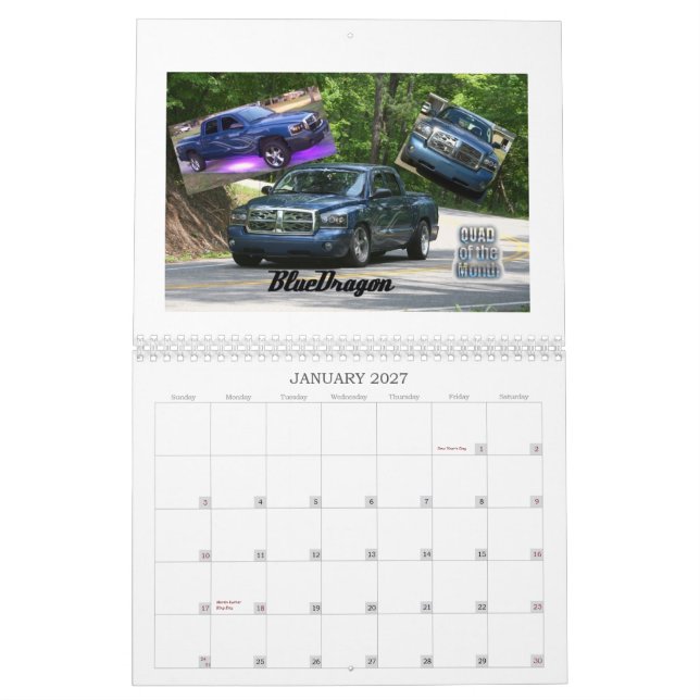 Fyra trupper 2011 kalender (Jan 2027)