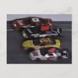 Fyra Wide-vykort Vykort