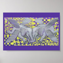 Fyra WingsFotoutvidgning Poster