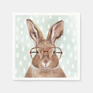 Fyrålsskog Bunny kanin Pappersservett