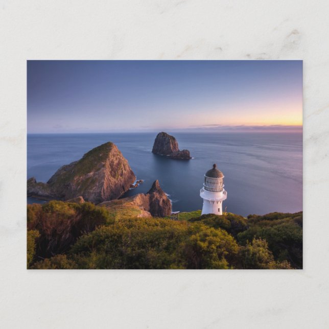 Fyrar | Fyr Cape Brett Nya Zeeland Vykort (Framsida)