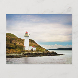 Fyrar Georges Island fyr Vykort