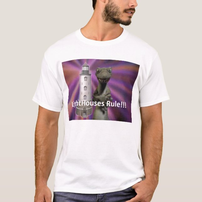 Fyrar härskar!!! t-shirt (Framsida)