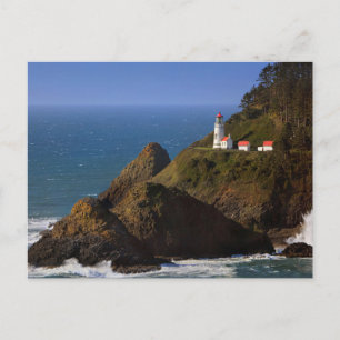 Fyrar Oregon Coast Lighthouse Vykort