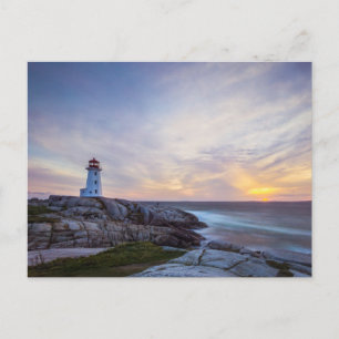 Fyrar Peggy's Cove fyr Nova Scotia Vykort