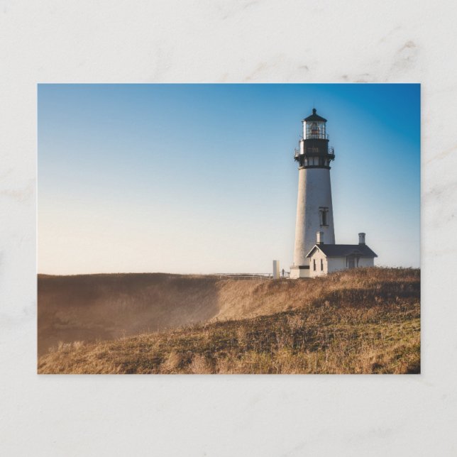 Fyrar | Yaquina Head Lighthouse Oregon Vykort (Framsida)