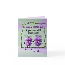 Fyrårsdagen för bröllopsbuketter och fruktdruvor