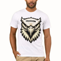 Fyrce Eagle Head Anpassningsbar Freedom T-Shirt