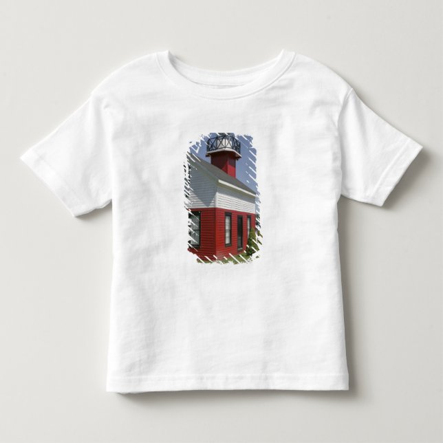 Fyren flyttad strand i Douglas nära 2 Tee Shirt (Framsida)