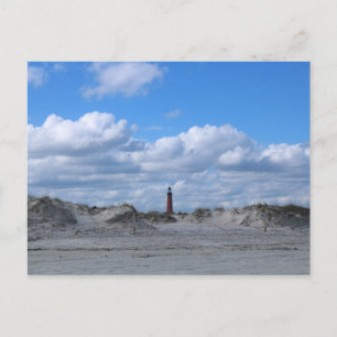 Fyren från stranden vykort