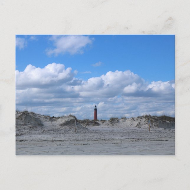 Fyren från stranden vykort (Framsida)