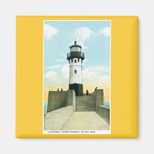 Fyren hamn hänrycker, Duluth, Minnesota Magnet