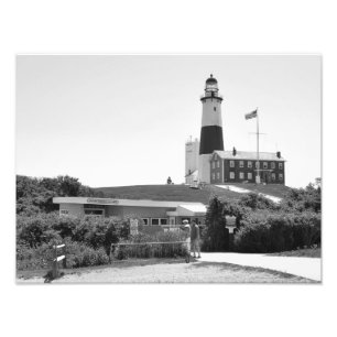 Fyren på Montauk, NY Fototryck