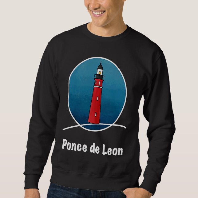 Fyren Ponce De Leon Lång Ärmad Tröja (Framsida)