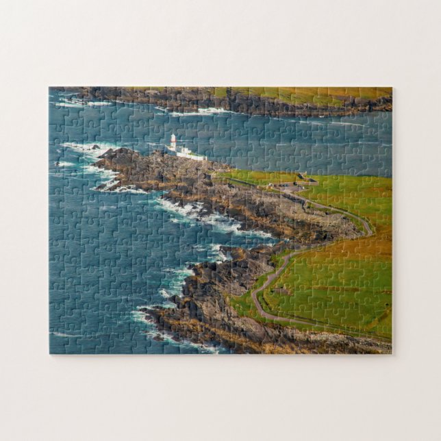 Fyren Valentia Island Kerry. Pussel (Horisontell)