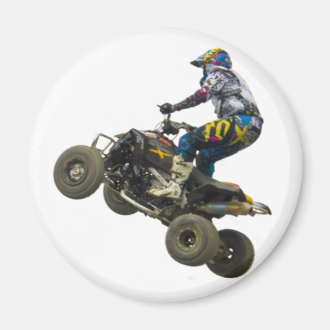 fyrhjuling magnet (Framsidan)